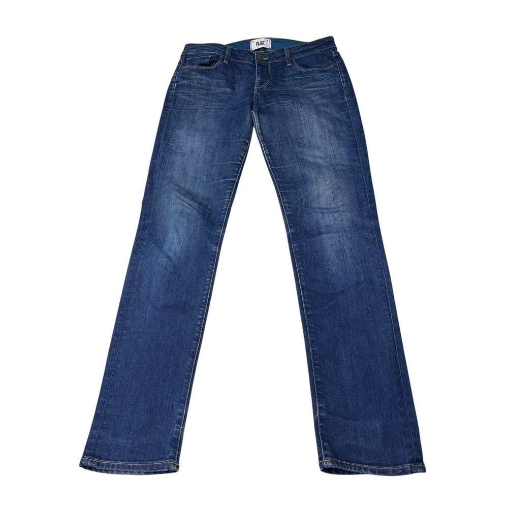 Paige Jimmy Jimmy Skinny Jeans Womens 33X31 Dark Wash Blue Denim Slim Fit